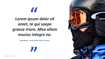 有关单板滑雪的基本技巧和窍门 简单的Google幻灯片模板_09