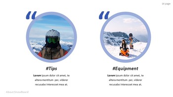 有关单板滑雪的基本技巧和窍门 简单的Google幻灯片模板_14