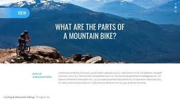 Andare in mountain bike Google PowerPoint_05