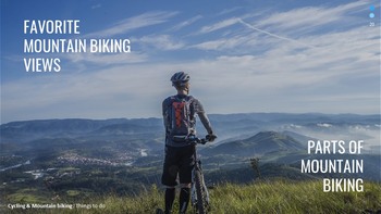 Andare in mountain bike Google PowerPoint_20