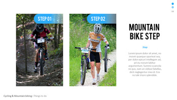 山地骑行 PowerPoint演示设计_04