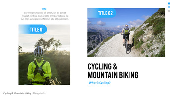 山地骑行 PowerPoint演示设计_06