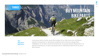 山地骑行 PowerPoint演示设计_11