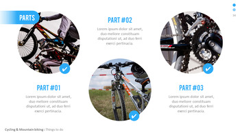 山地骑行 PowerPoint演示设计_14