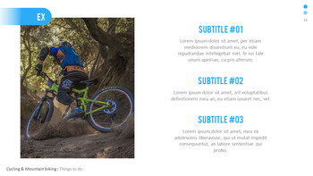 山地骑行 PowerPoint演示设计_16