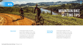 山地骑行 PowerPoint演示设计_21