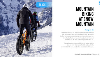 山地骑行 PowerPoint演示设计_22