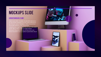 虚拟现实（VR） 简单的PowerPoint模板设计_39