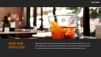 Drink hard liquor Simple Google Presentation_31