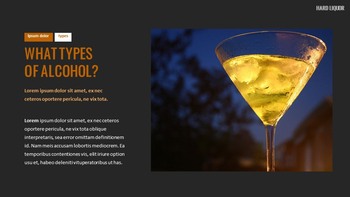 Drink hard liquor Simple Google Presentation_36