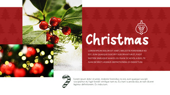 圣诞节快乐 设计简要模板_13