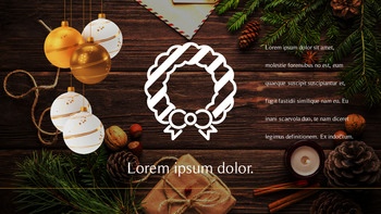 圣诞节快乐 设计简要模板_25