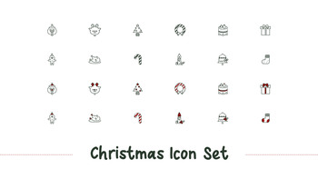 圣诞节快乐 设计简要模板_41