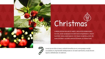 Fröhliche Weihnachten Einfache Google Slides_13