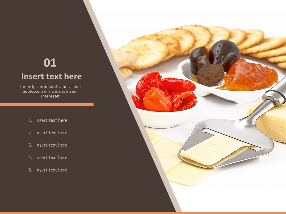Cheese Canap Free Template Design