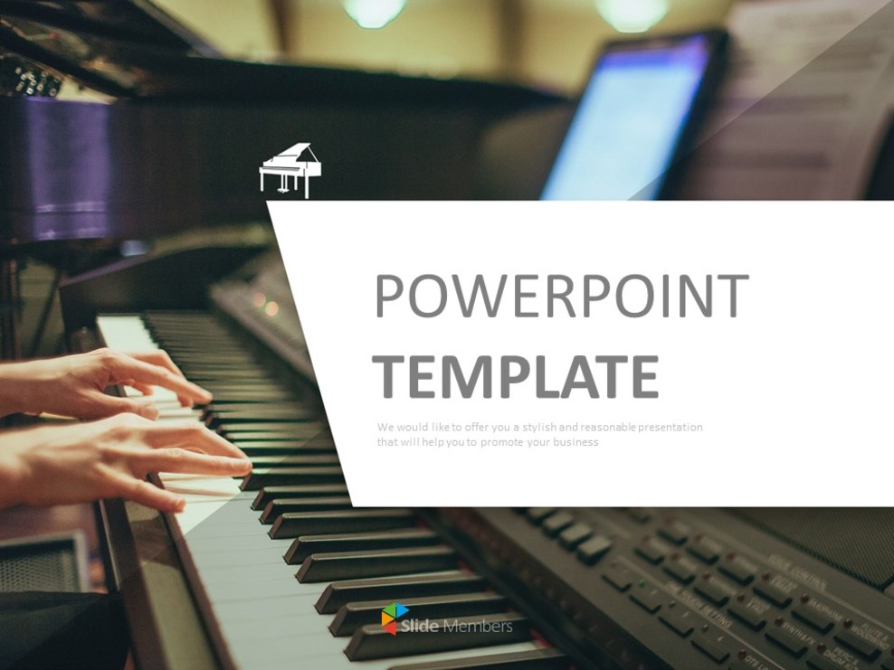 Free PPT Sample A Piano and Score