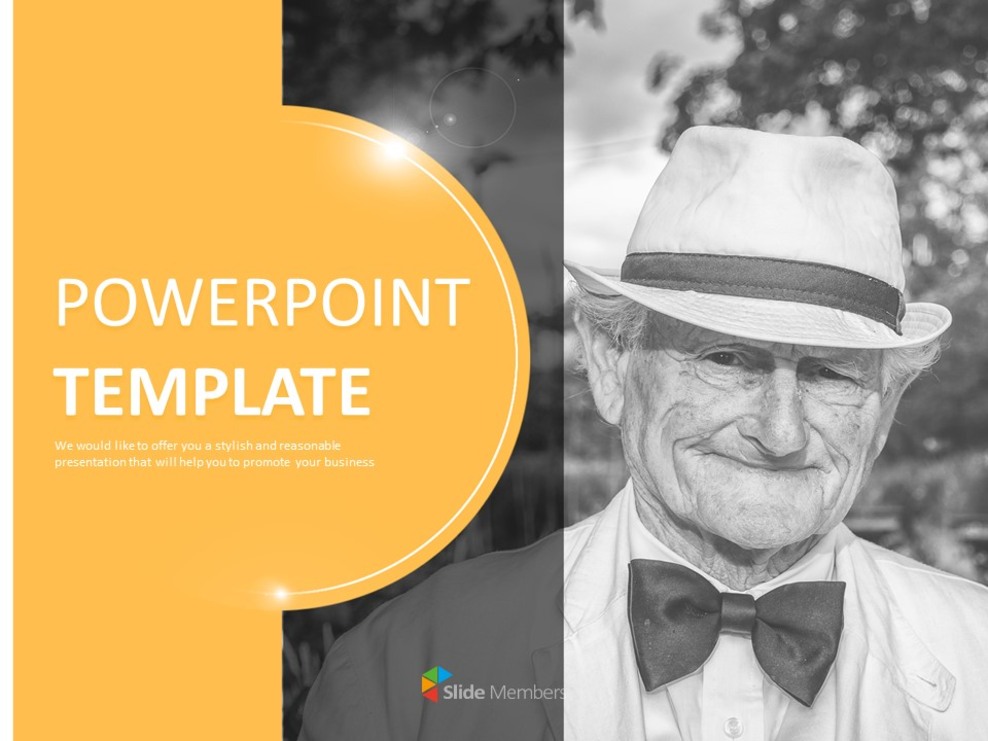 Free Presentation Templates - A Life in Late Ages_01