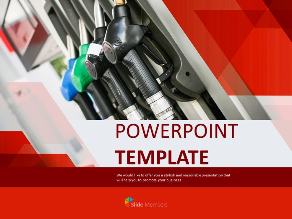 Tankstelle - Kostenlose Powerpoint-Vorlage_01