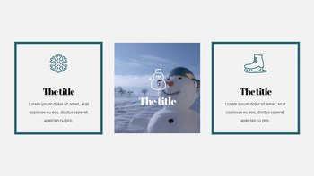 冬季旅行 PowerPoint布局_14