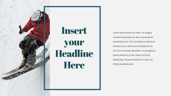 冬季旅行 PowerPoint布局_18