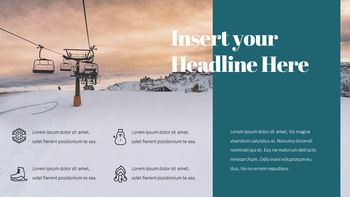 冬季旅行 PowerPoint布局_20