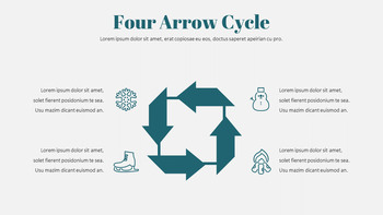 冬季旅行 PowerPoint布局_30