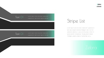 Zebra Stripe Simple Google Presentation_37