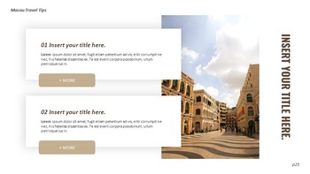 マカオ旅行 編集が簡単にスライドのデザイン_25