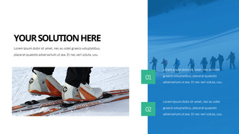 冬季运动 简单的演示模板_07