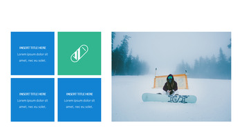 冬季运动 简单的演示模板_16