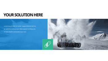 冬季运动 简单的演示模板_17