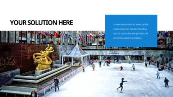 冬季运动 简单的演示模板_27