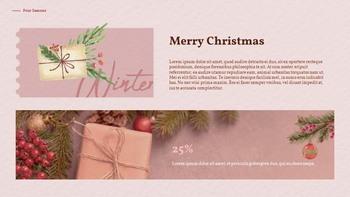 Four Seasons Watercolor Design Presentation Google Slides Templates