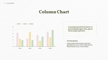 Four Seasons Watercolor Design Presentation Google Slides Templates