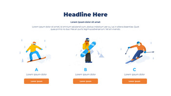 单板滑雪 PPT主题_05