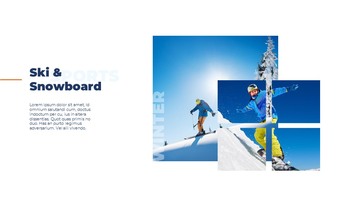 Snowboard & Ski Modèles de présentation Google Slides_07