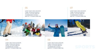 Snowboard & Ski Modèles de présentation Google Slides_10