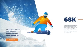 Snowboard & Ski Modèles de présentation Google Slides_19