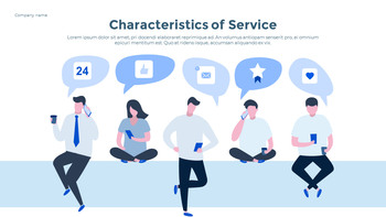 Comunicazione sui social network Moderni modelli PPT_05