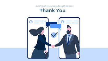 Comunicazione sui social network Moderni modelli PPT_40