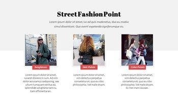 La última moda de Street Style Diseño de diagramas de plantillas de Google Slides_11