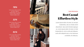 The Latest Street Style Fashion Simple PowerPoint Template Design_06