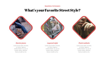 The Latest Street Style Fashion Simple PowerPoint Template Design_17