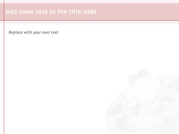 Keynote Template Free - strawberry ice flakes in winter_04