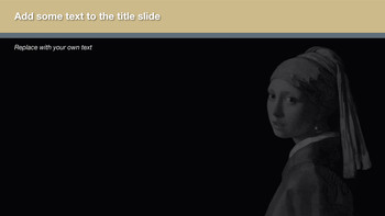 Keynote Template Free Download - Johannes Vermeer <Girl with a Pearl Earring>_04