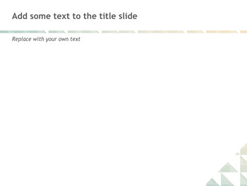 Keynote Gratis - degradado beige, verde pastel con patrones de triángulos_04