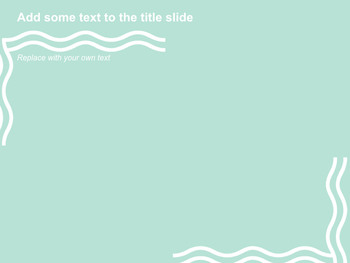 Keynote Images Free Download - Two Wavy Lines on Mint Background_04