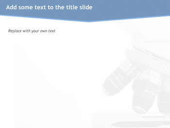 Keynote Template Free Download - a reagent and a microscope