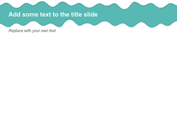 Keynote Templates Free Download - Waves With Mint Background_04