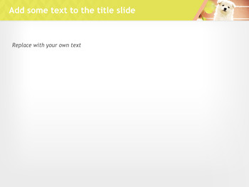 lovely puppy - Free Presentation Template_04